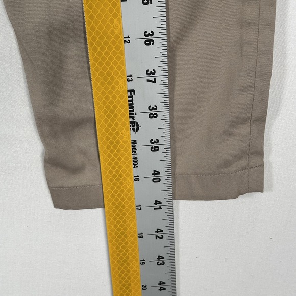 Birddogs Pants Mens 32 x 32 Khaki Chino Stretch Performance Golf Zipper Pocket - Picture 7 of 10